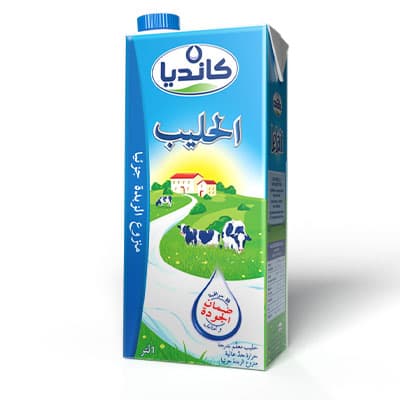 Candia حليب قليل الدسم